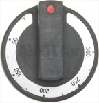 DREHKNOPF GRAU ø 77 mm 50-300°C