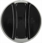 DREHKNOPF SCHWARZ ø 63 mm M/SIEBDRUCK