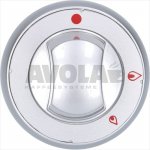 DREHKNOPF ROT ø 70 mm M/SIEBDRUCK