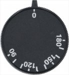 DREHKNOPF SCHWARZ ø 45 mm 90-180°C