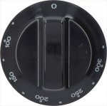 DREHKNOPF SCHWARZ ø 60 mm 100-300°C