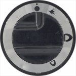 DREHKNOPF SCHWARZ ø 65 mm M/SIEBDRUCK