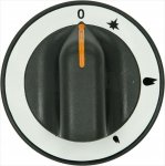 DREHKNOPF SCHWARZ ø 71 mm M/SIEBDRUCK