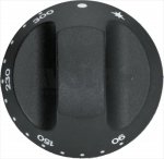 DREHKNOPF SCHWARZ ø 66 mm 90-300°C