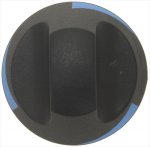 DREHKNOPF SCHWARZ ø 66 mm KALTES WASSER