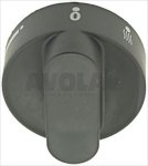 DREHKNOPF GRAU ø 55 mm MIT SIEBDRUCK