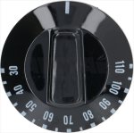 DREHKNOPF SCHWARZ ø 50 mm 30°-110°C
