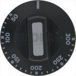 DREHKNOPF SCHWARZ ø 50 mm 50-300°C