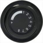 DREHKNOPF SCHWARZ ø 52 mm 1-2-3-4-5-6-7-