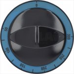 DREHKNOPF SCHWARZ ø 82 mm 50-300°C