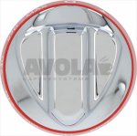 DREHKNOPF SILBER-ROT ø 72 mm 140-270°C