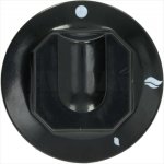 DREHKNOPF SCHWARZ ø 70 mm M/SIEBDRUCK