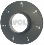 RING FÜR DREHKNOPF ø 84 mm 1-2-3-4-5-6