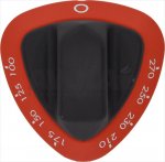 DREHKNOPF SCHWARZ-ROT 100-270°C