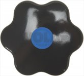 DREHKNOPF SCHWARZ WASSERLADUNGHAHN