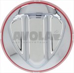 DREHKNOPF SILBER-ROT ø 72 mm ELEKTR.