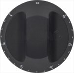DREHKNOPF SCHWARZ ø 66 mm 1-2-3-4-5-6