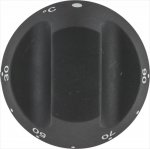 DREHKNOPF SCHWARZ ø 66 mm 30-90°C