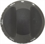 DREHKNOPF SCHWARZ ø 66 mm 100-190°C