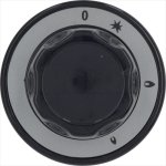 DREHKNOPF SCHWARZ ø 70 mm SIEBDRUCK