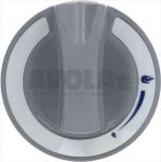 DREHKNOPF GRAU ø 60 mm M/SIEBDRUCK