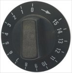 DREHKNOPF SCHWARZ ø 50 mm 0-15