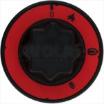 DREHKNOPF SCHWARZ-ROTø 70mm M/SIEBDRUCK