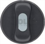 DREHKNOPF SCHWARZ ø 65 mm M/SIEBDRUCK