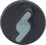 DREHKNOPF SCHWARZ ø 73 mm 0-295°C