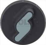 DREHKNOPF SCHWARZ ø 73 mm 0-310°C