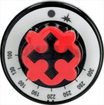 DREHKNOPF SCHWARZ ø 70mm 1-2-3-4-5-6-7-8