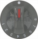 DREHKNOPF GRAU ø 70mm 1-2-3-4-5-6-7-8