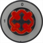 DREHKNOPF SCHWARZ ø 70 mm 0-1