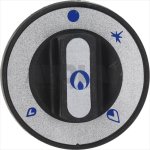 DREHKNOPF BLAU ø 75 mm M/SIEBDRUCK