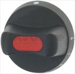 DREHKNOPF SCHWARZ ø 65mm 1-2-3-4-5-6-7-8