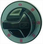 DREHKNOPF SCHWARZ ø 60 mm 165-190°C