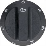 DREHKNOPF SCHWARZ ø 56 mm SIEBDRUCK