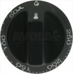DREHKNOPF SCHWARZ ø 55 mm 50-250°C