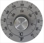 DREHKNOPF GRAU ø 50 mm 50-250°C