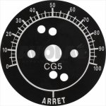 MESSPLATTE ø 70 mm 0-100