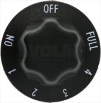 DREHKNOPF SCHW. ø 45 mm ON-1-2-3-4-FULL