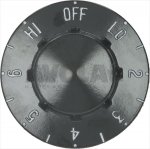 DREHKNOPF ø 57 mm OFF-LO-2-3-4-5-6-HI