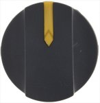 DREHKNOPF SCHWARZ ø 53 mm