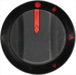 DREHKNOPF SCHWARZ ø 70 mm