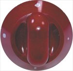 DREHKNOPF ROT ø 70 mm M/SIEBDRUCK