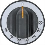 DREHKNOPF GRAU  ø 71 mm 0-90°C