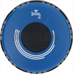 DREHKNOPF SCHWARZ-BLAU ø75mm M/SIEBDRUCK