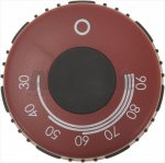 DREHKNOPF SCHWARZ-ROTø 75mm 30-90°C