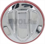 DREHKNOPF SILBER-ROT ø 72 mm