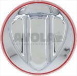 DREHKNOPF SILBER-ROT ø 72 mm 110-190°C